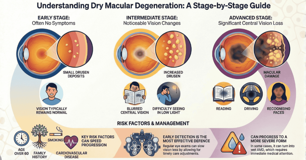 understanding dry macular degeneration a stage by stage guide