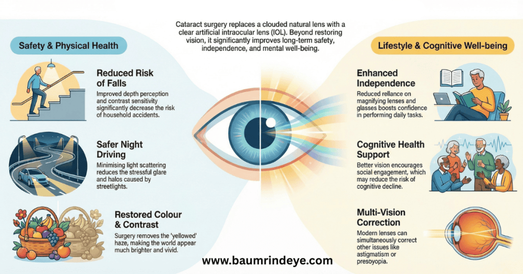 Benefits of Cataract Eye Surgery Beyond Clear Vision